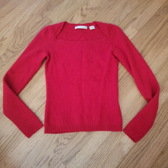 100% Cashmere Boat Neck Pull Over Sweater - Picture 3 of 11